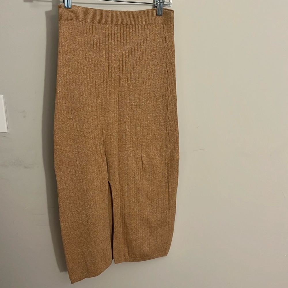 Free People knit midi skirt